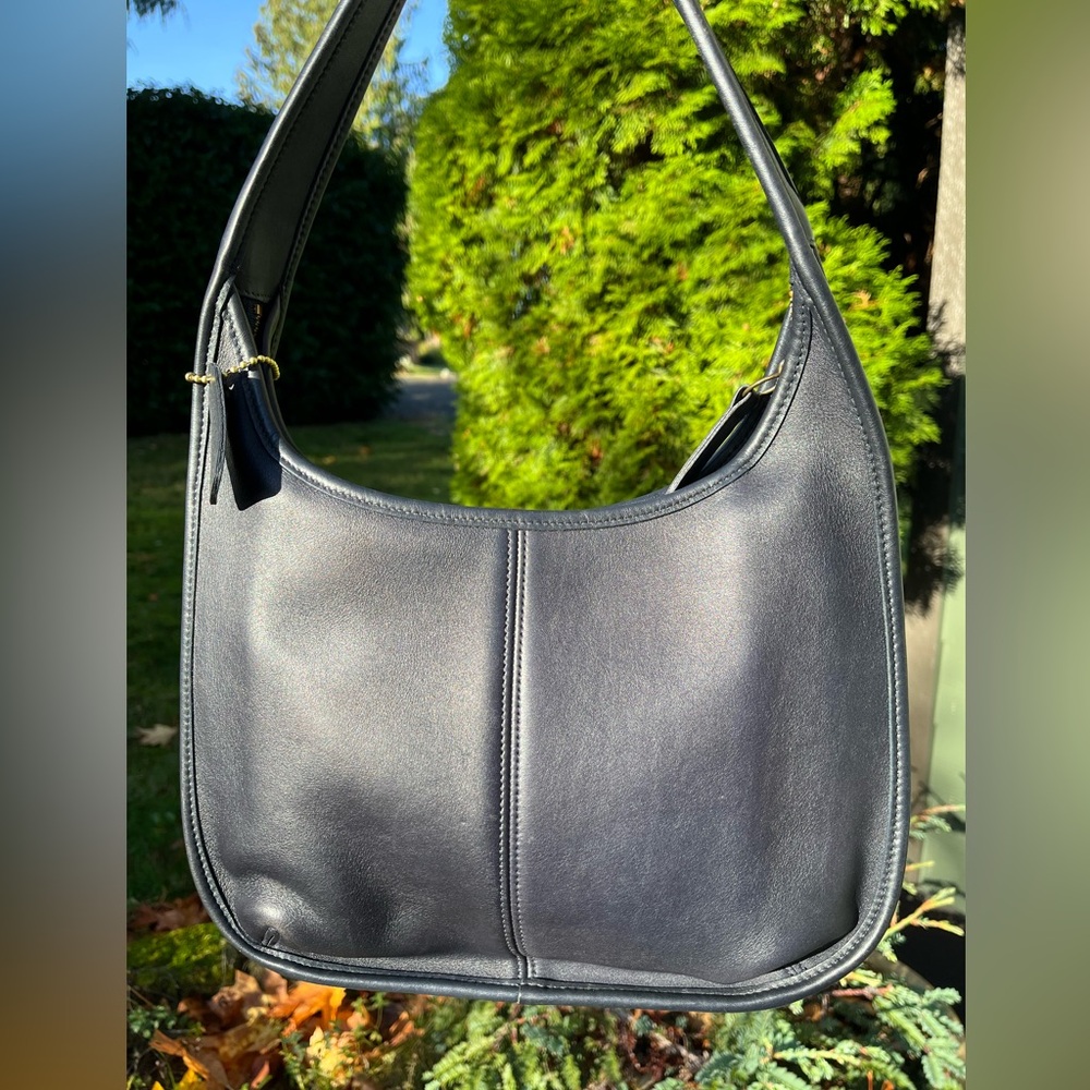 Vintage Coach Ergo Pocket Zip 9033 Navy Blue - Picture 8 of 12